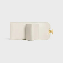 Small Flap Wallet TRIOMPHE in Shiny calfskin