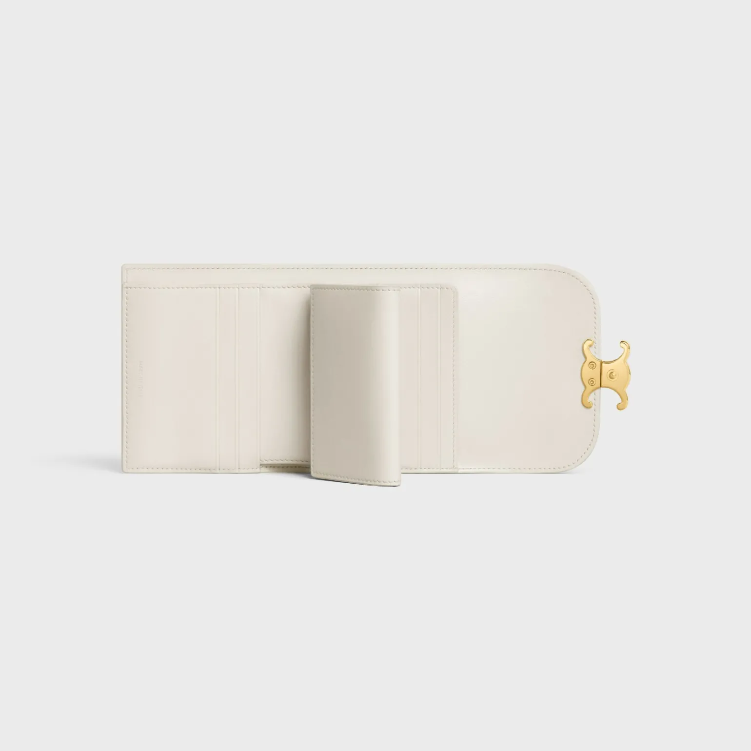 Small Flap Wallet TRIOMPHE in Shiny calfskin