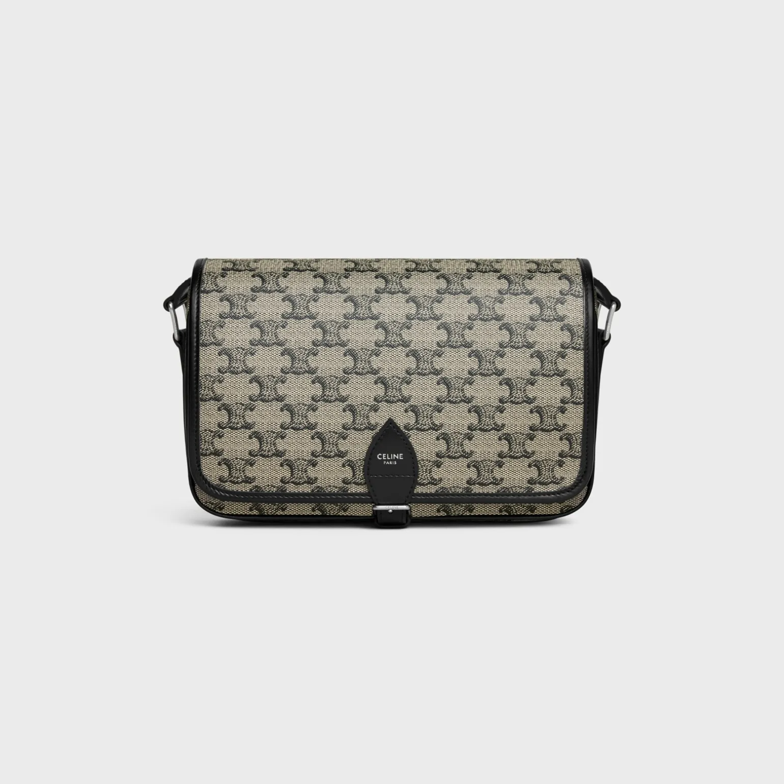 SMALL FOLCO MESSENGER in TRIOMPHE CANVAS AND CALFSKIN