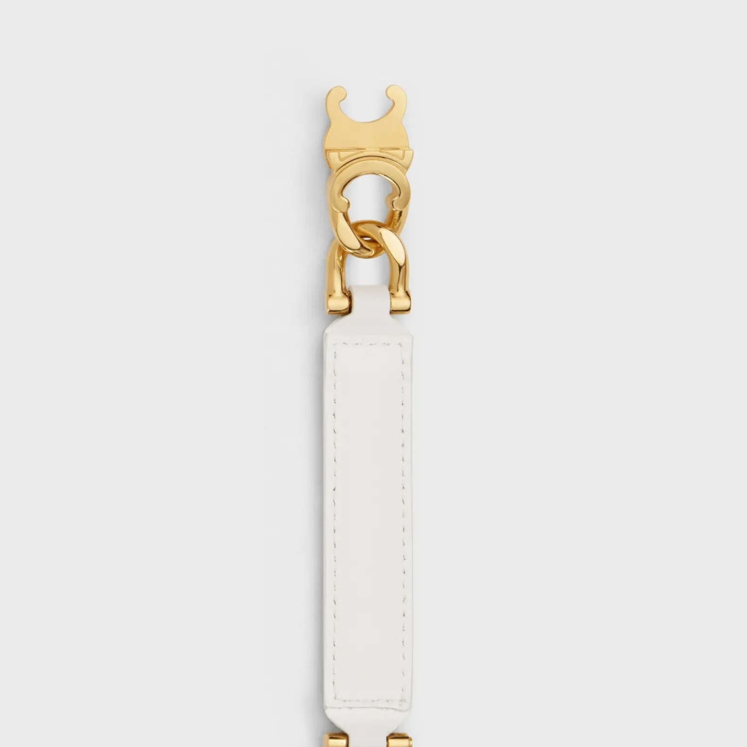 SMALL GOURMETTE TRIOMPHE ADJUSTABLE BELT in Taurillon Leather