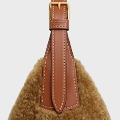 SMALL HELOÏSE BAG CUIR TRIOMPHE in SHEARLING AND CALFSKIN