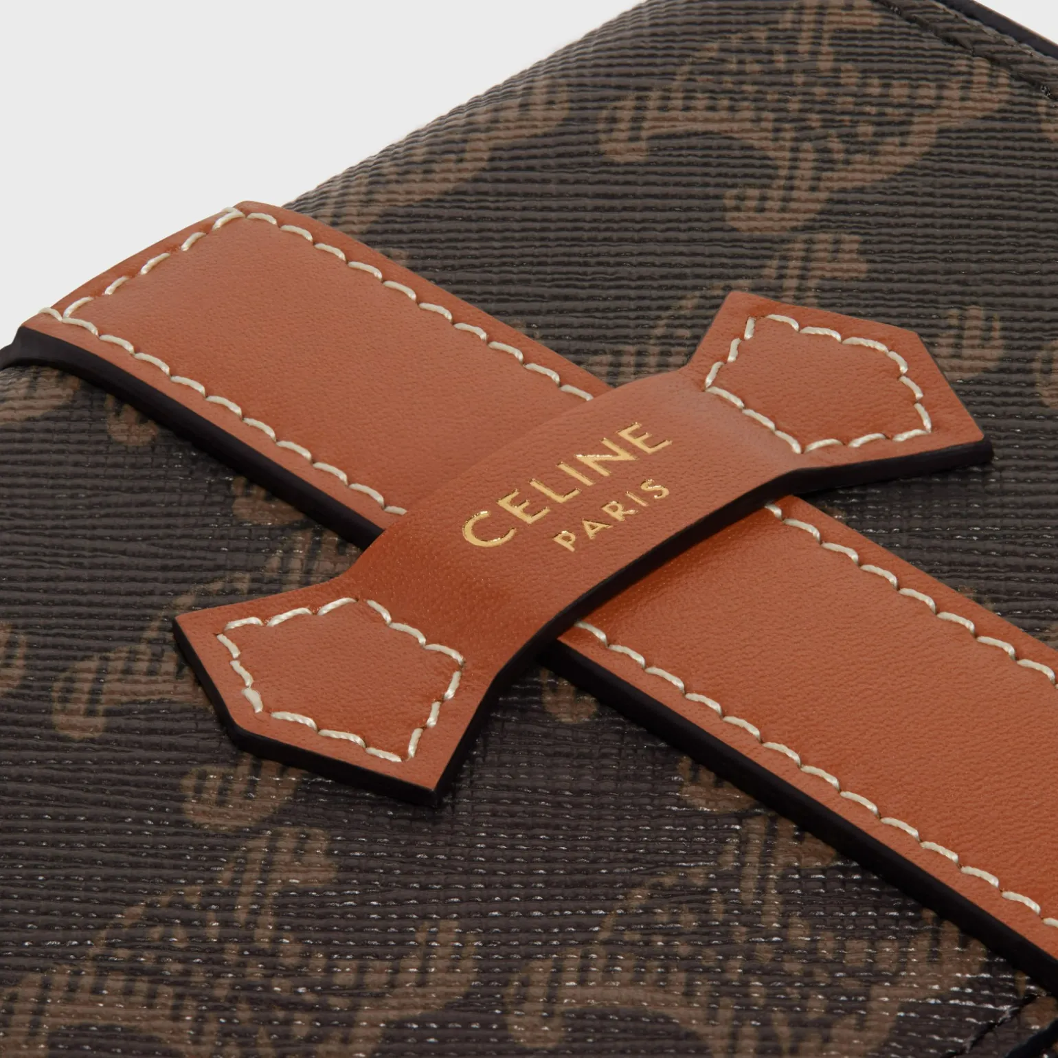 Small Jewels Case in Triomphe Canvas and Calfskin