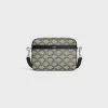 SMALL MESSENGER in TRIOMPHE CANVAS AND CALFSKIN