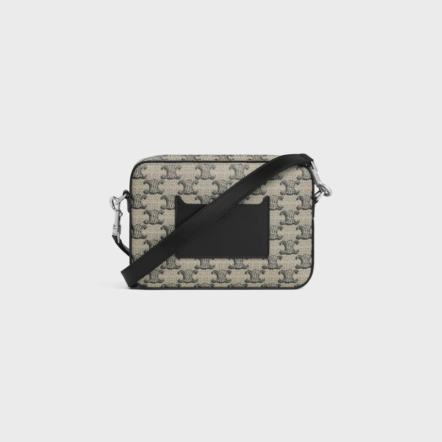 SMALL MESSENGER in TRIOMPHE CANVAS AND CALFSKIN