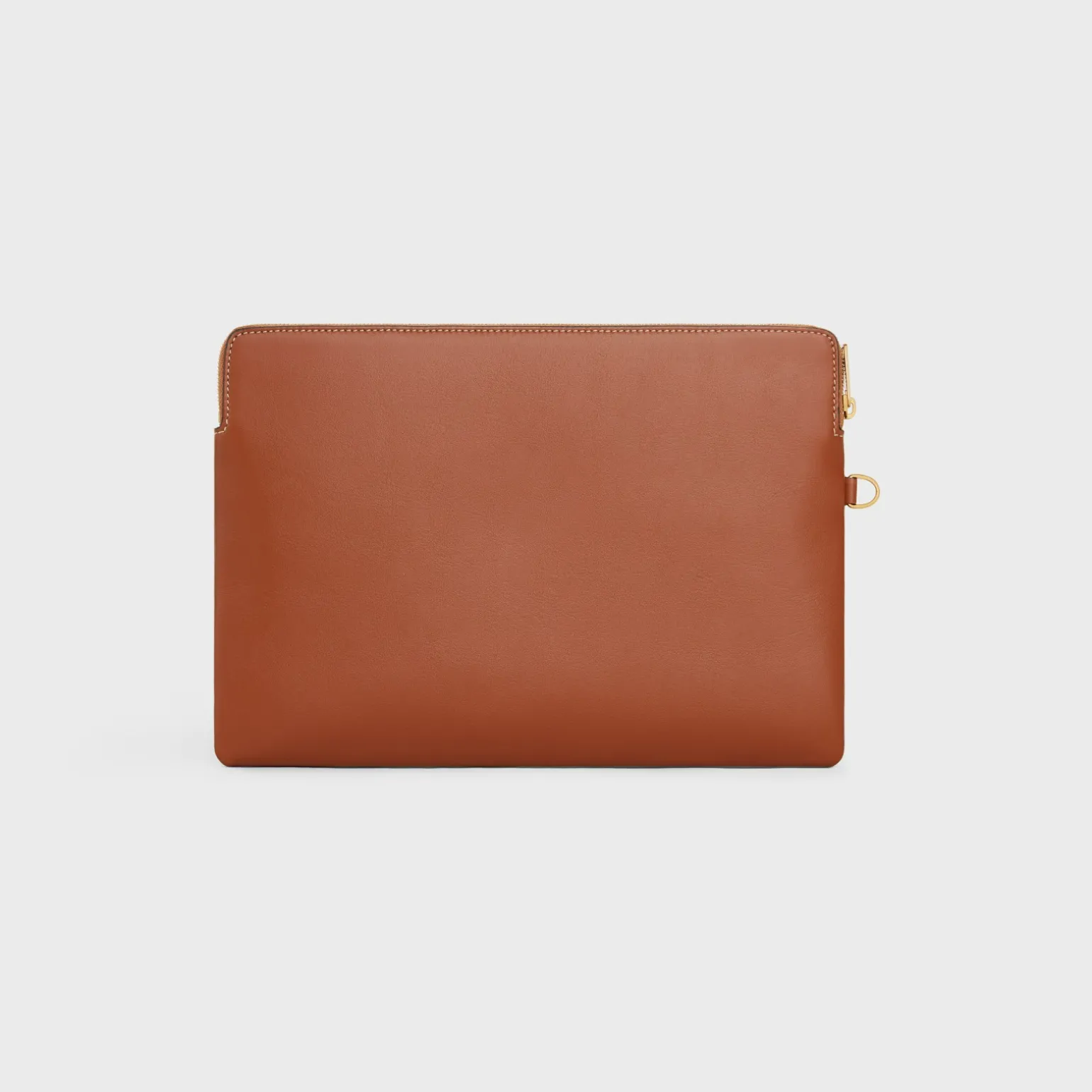 SMALL POUCH WITH STRAP CUIR TRIOMPHE IN SMOOTH CALFSKIN