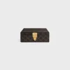 Small Stationery Case in Triomphe Canvas and calfskin