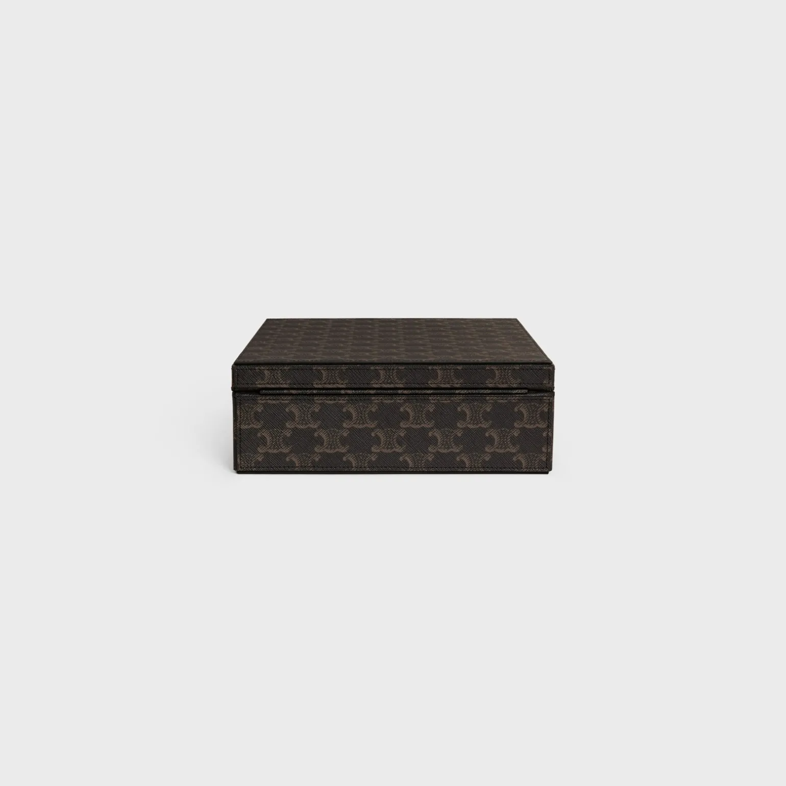 Small Stationery Case in Triomphe Canvas and calfskin