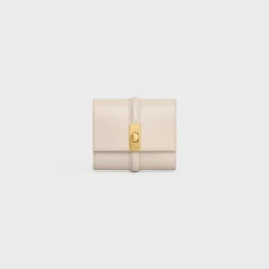 Small Trifold wallet 16 in Shiny Calfskin