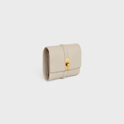 Small Trifold wallet 16 in Shiny Calfskin