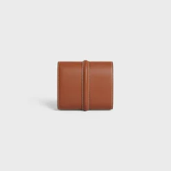 Small Trifold wallet 16 in Shiny Calfskin