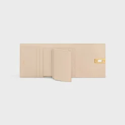 Small Trifold wallet 16 in Shiny Calfskin