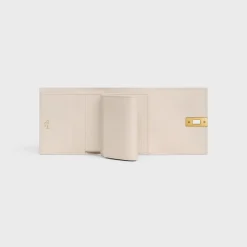 Small Trifold wallet 16 in Shiny Calfskin