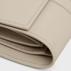 Small Trifold wallet 16 in Shiny Calfskin