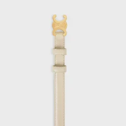 Small Triomphe Belt in Taurillon Leather
