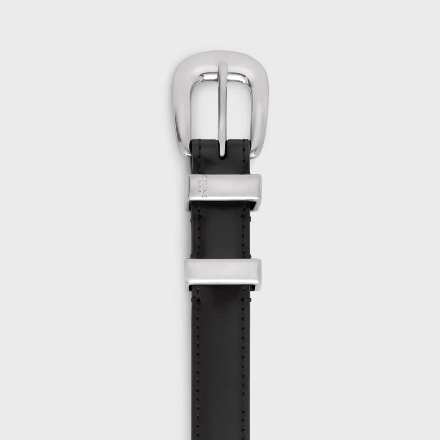 SMALL WESTERN BELT in Taurillon Leather