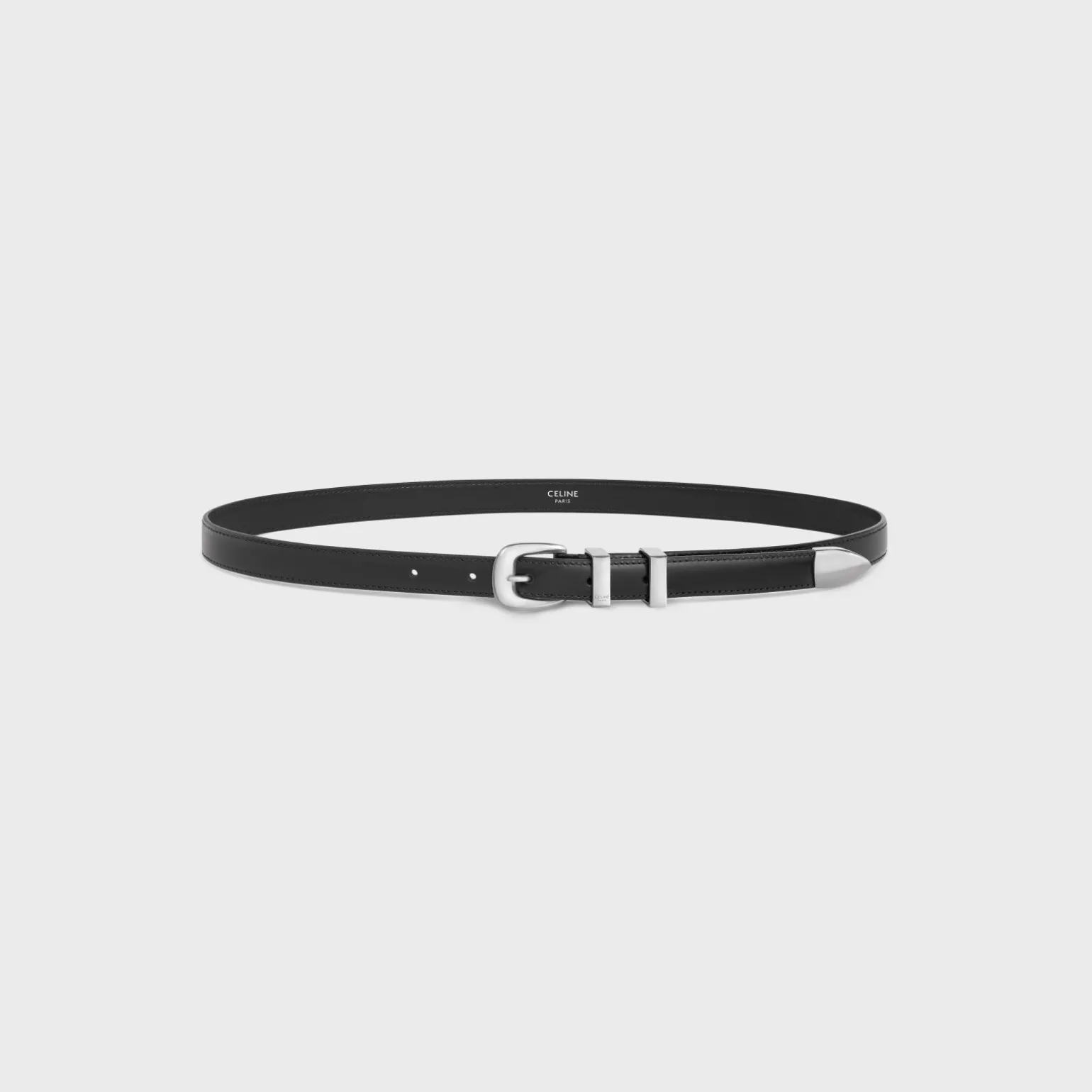 SMALL WESTERN BELT in Taurillon Leather