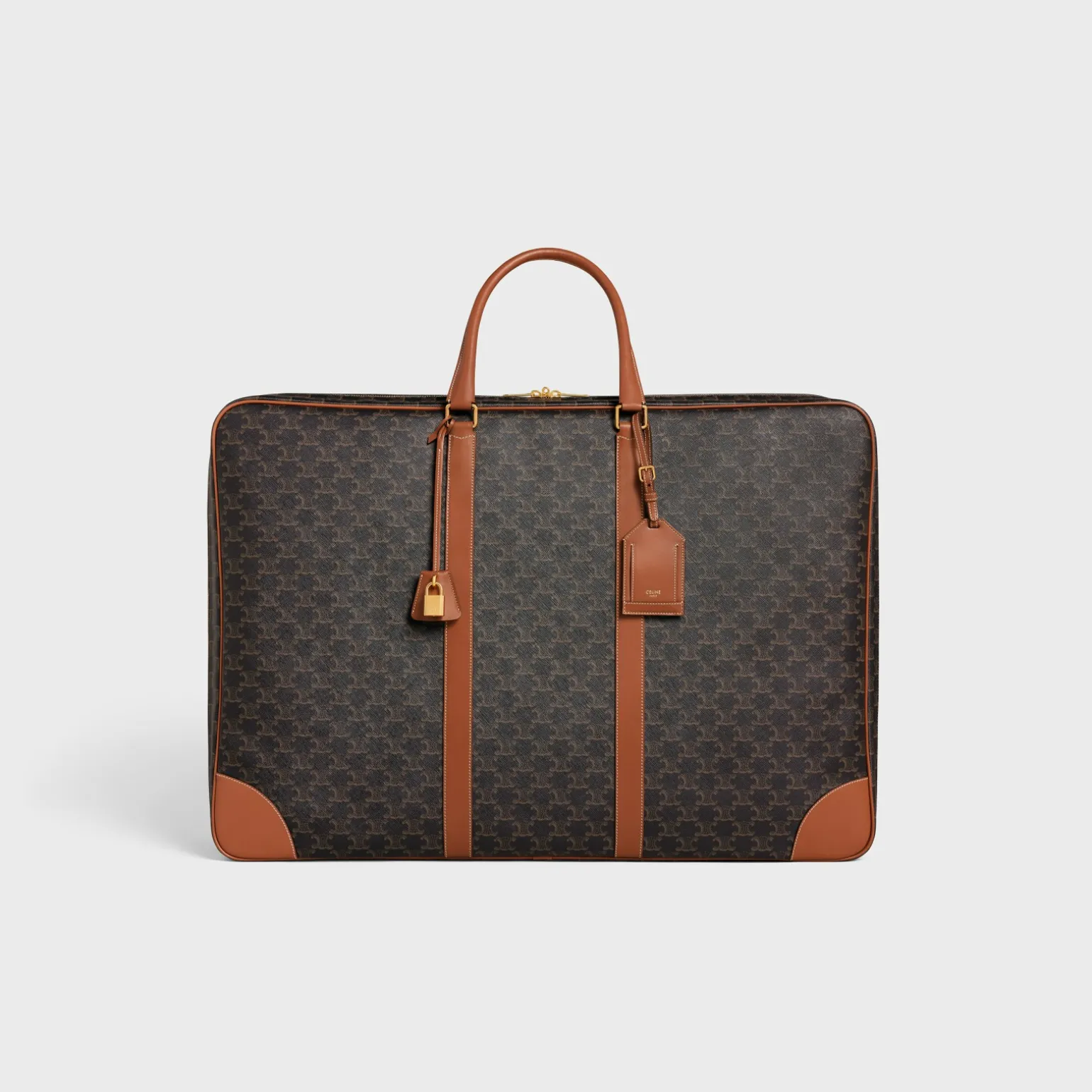 Soft Luggage 70 in Triomphe Canvas and Calfskin