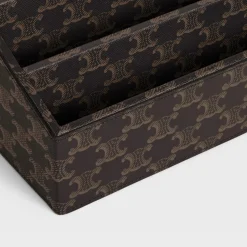stationery organizer in triomphe canvas