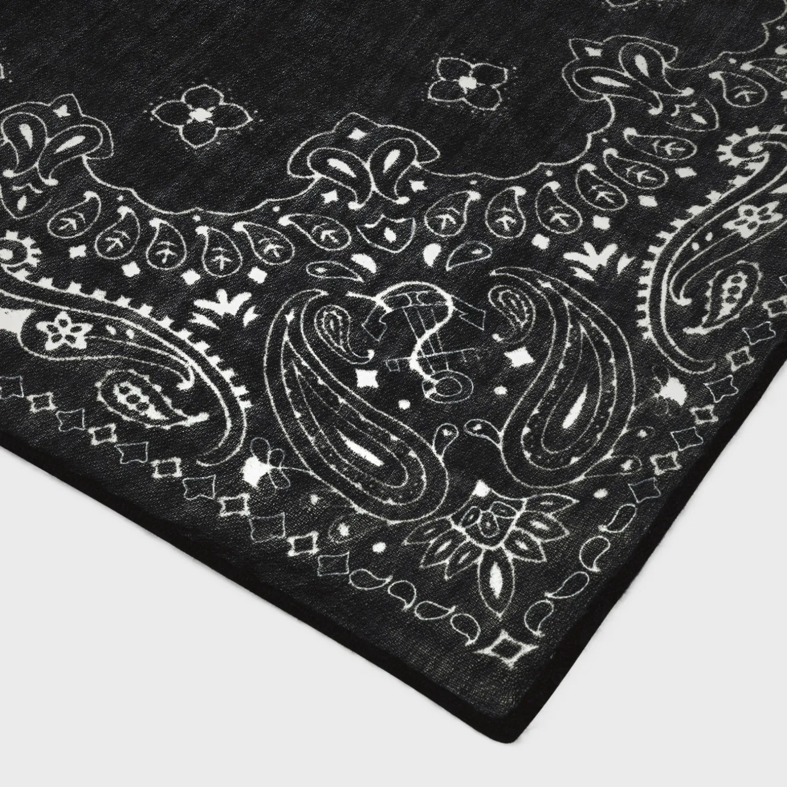 stole in floral cashmere muslin
