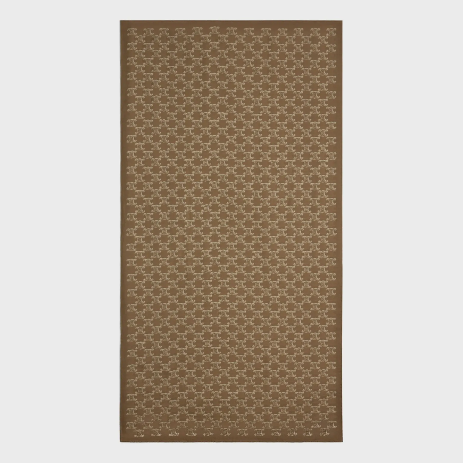 stole in monogram cashmere muslin