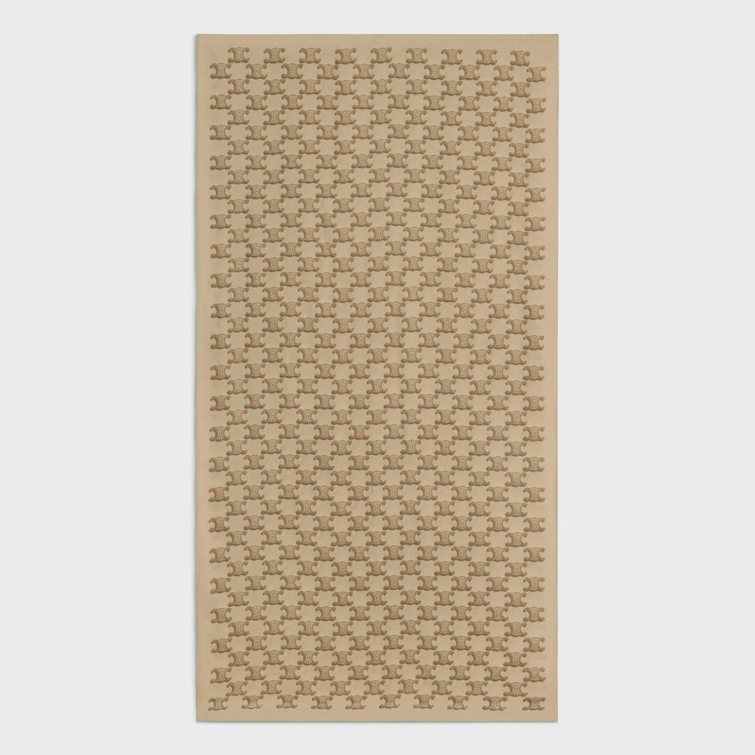 stole in monogram cashmere muslin