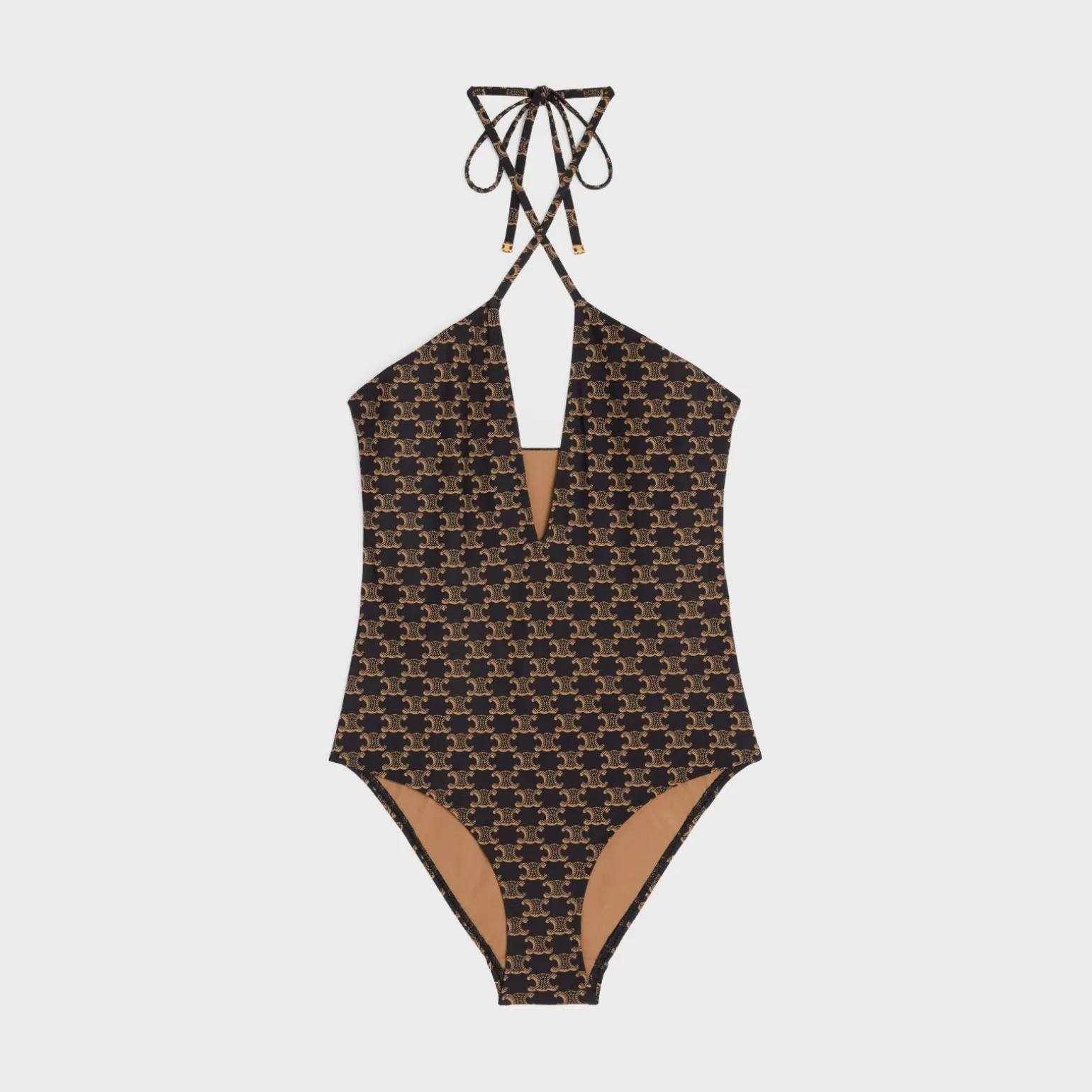 SWIMSUIT IN MONOGRAM JERSEY