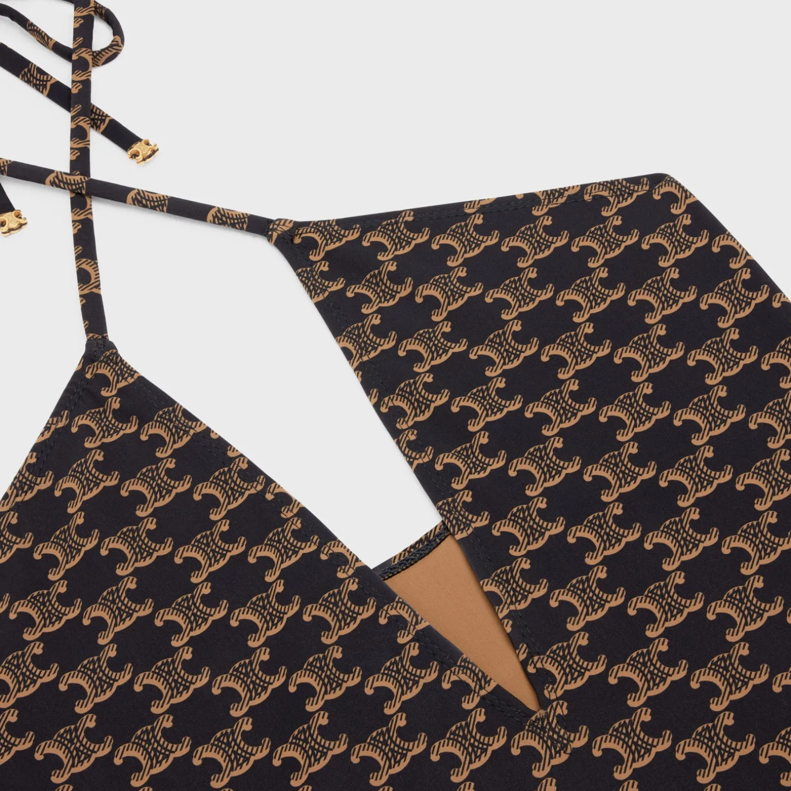 SWIMSUIT IN MONOGRAM JERSEY