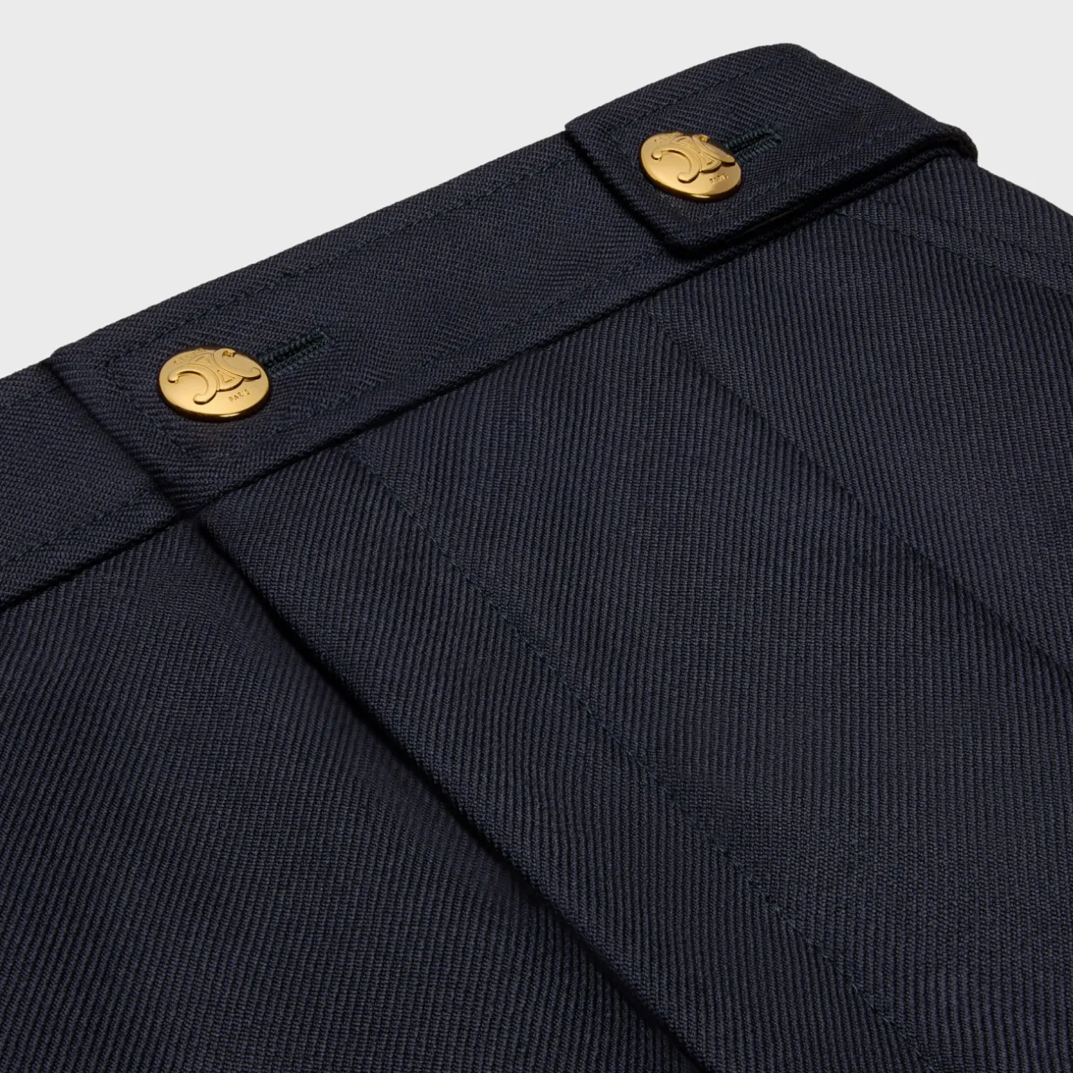taillat pants in wool gabardine