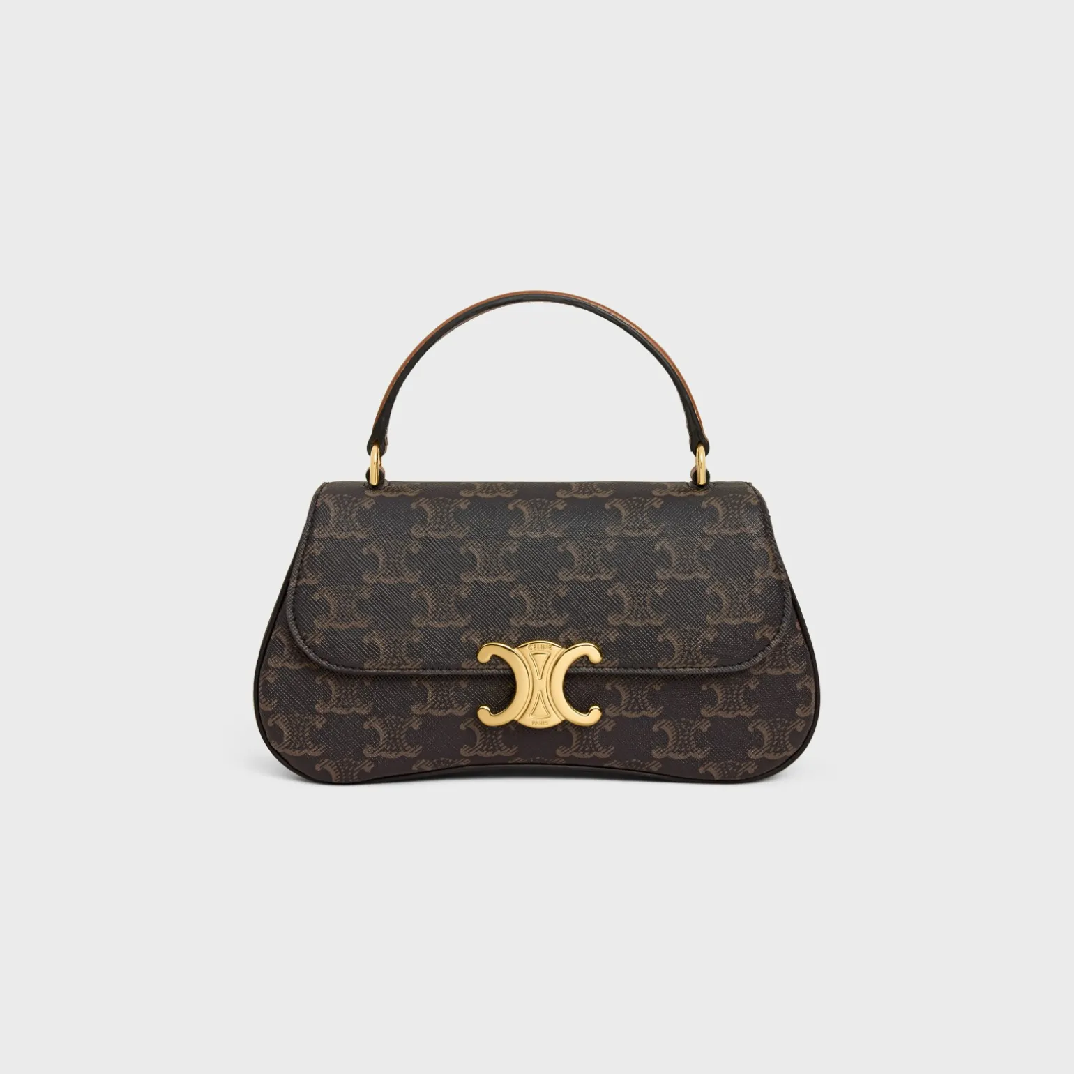 TEEN CELINE LOLA in Triomphe Canvas and Calfskin