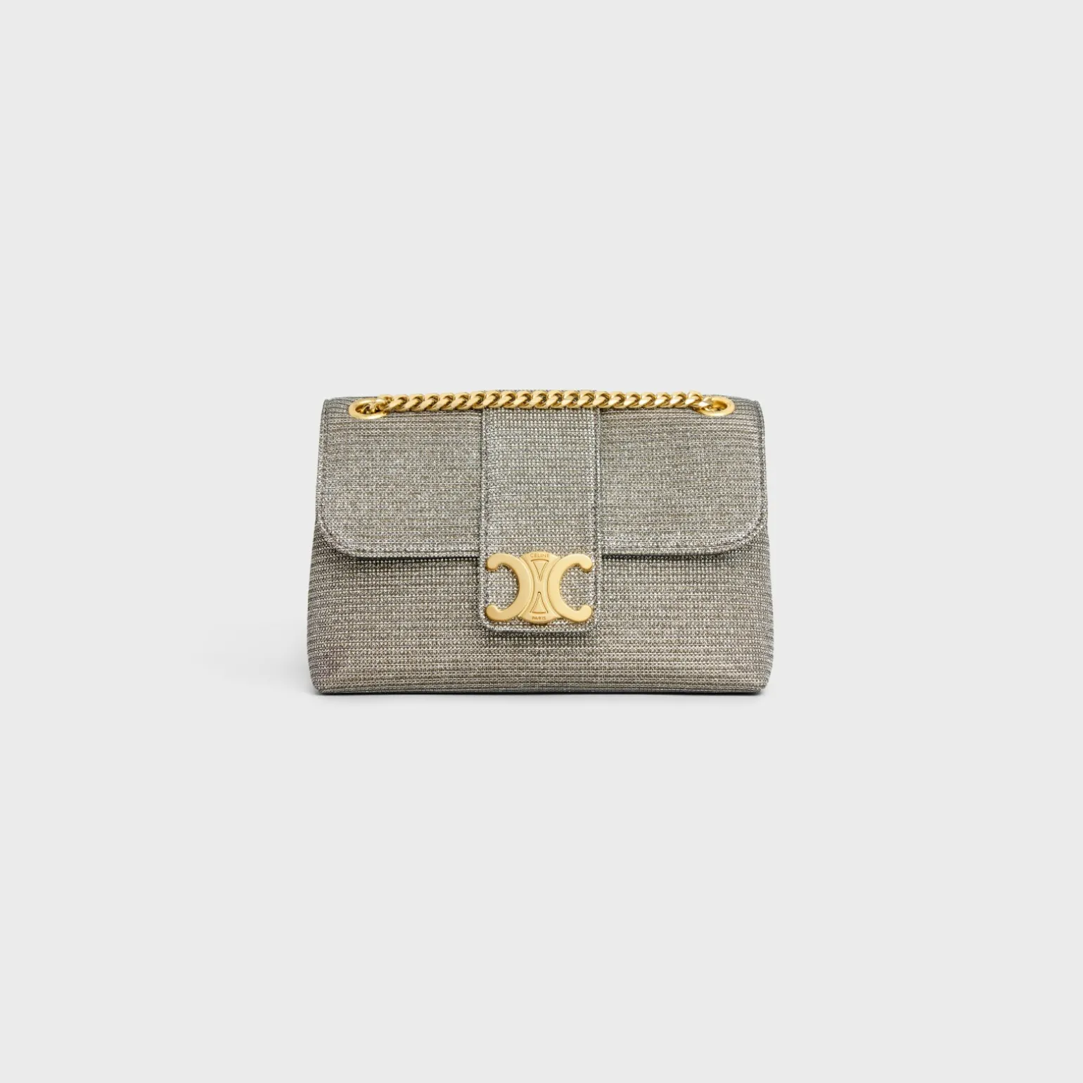 TEEN CELINE VICTOIRE BAG in GLITTER TEXTILE