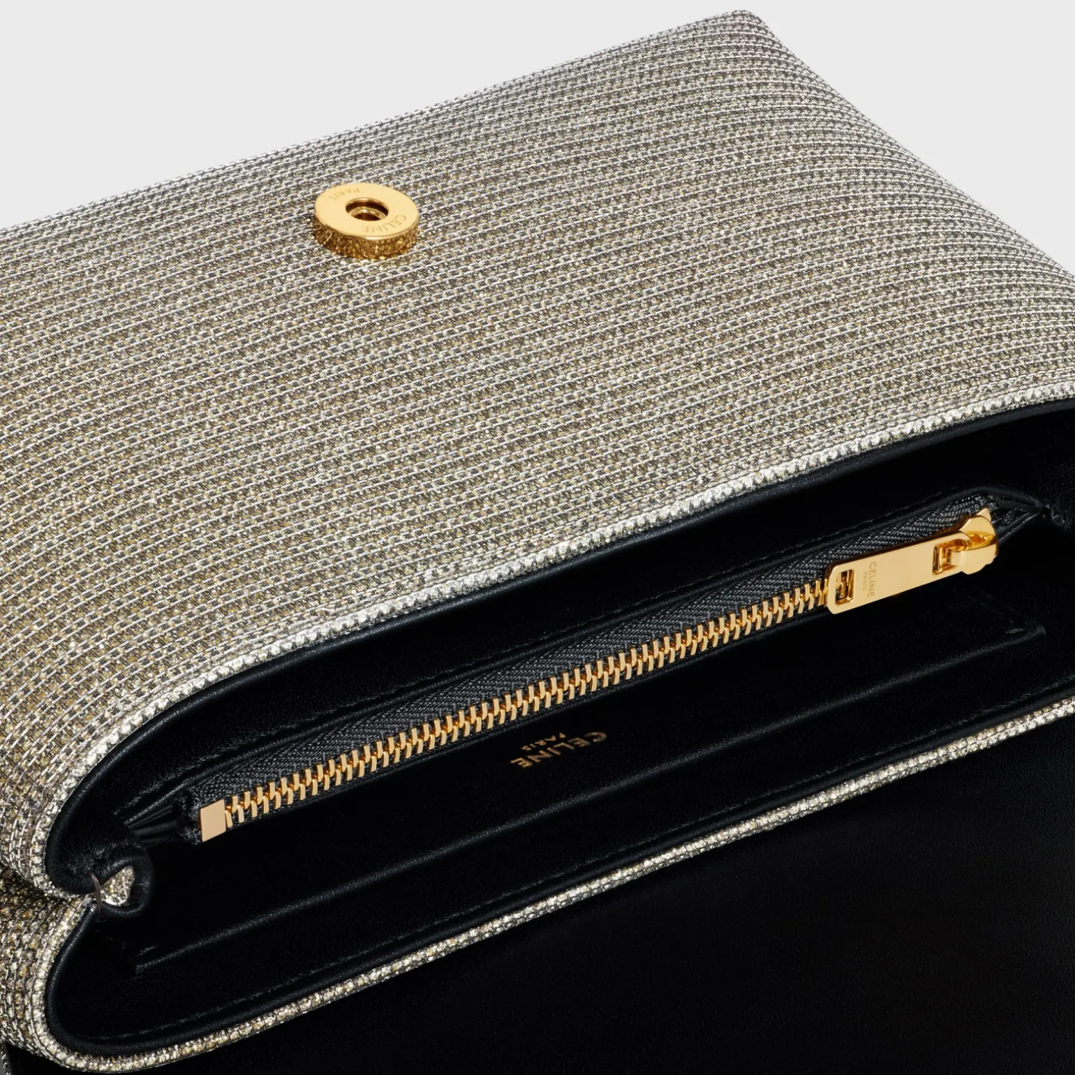 TEEN CELINE VICTOIRE BAG in GLITTER TEXTILE