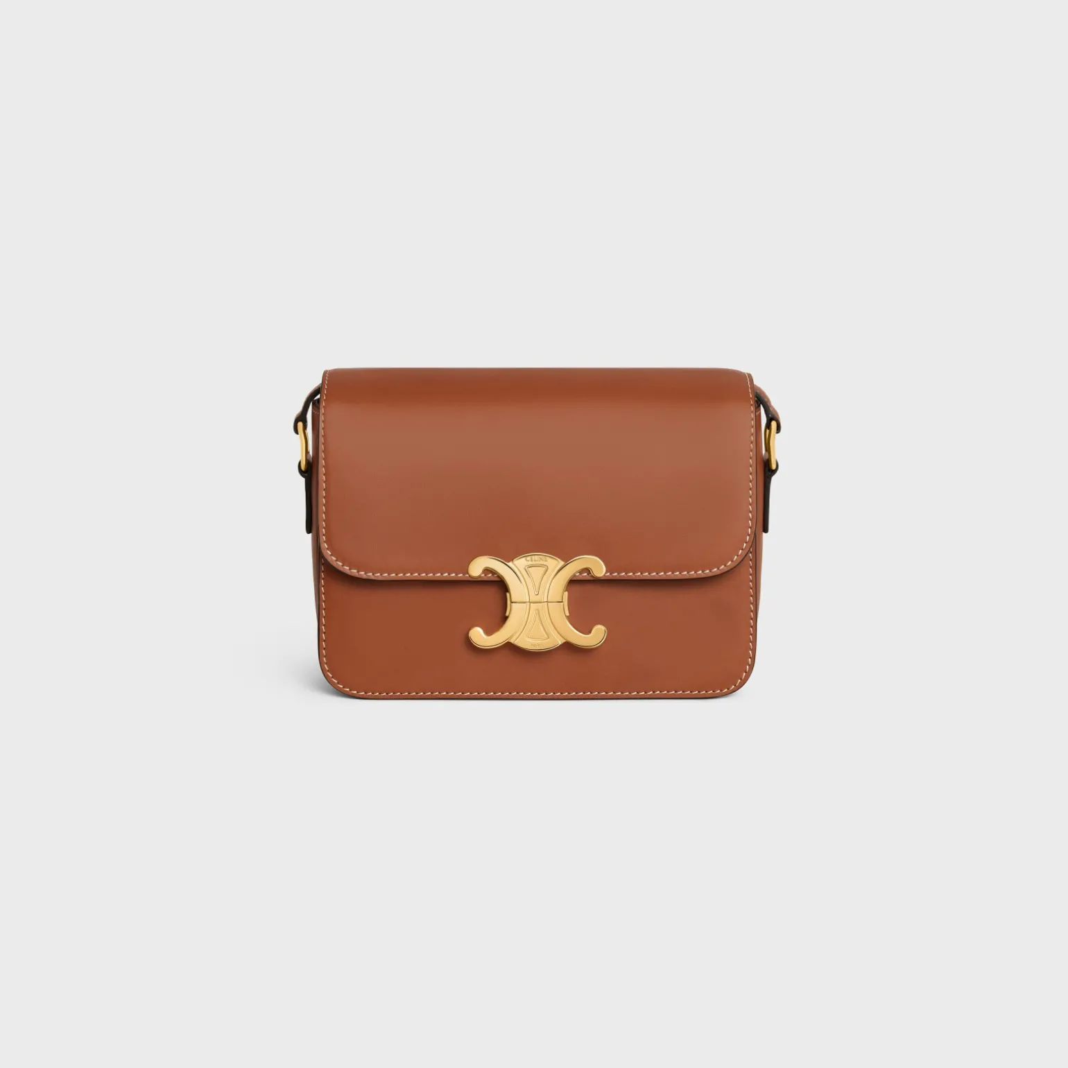 Teen Triomphe Bag in Natural Calfskin