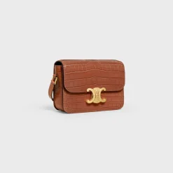 Teen Triomphe Bag in Niloticus Crocodile