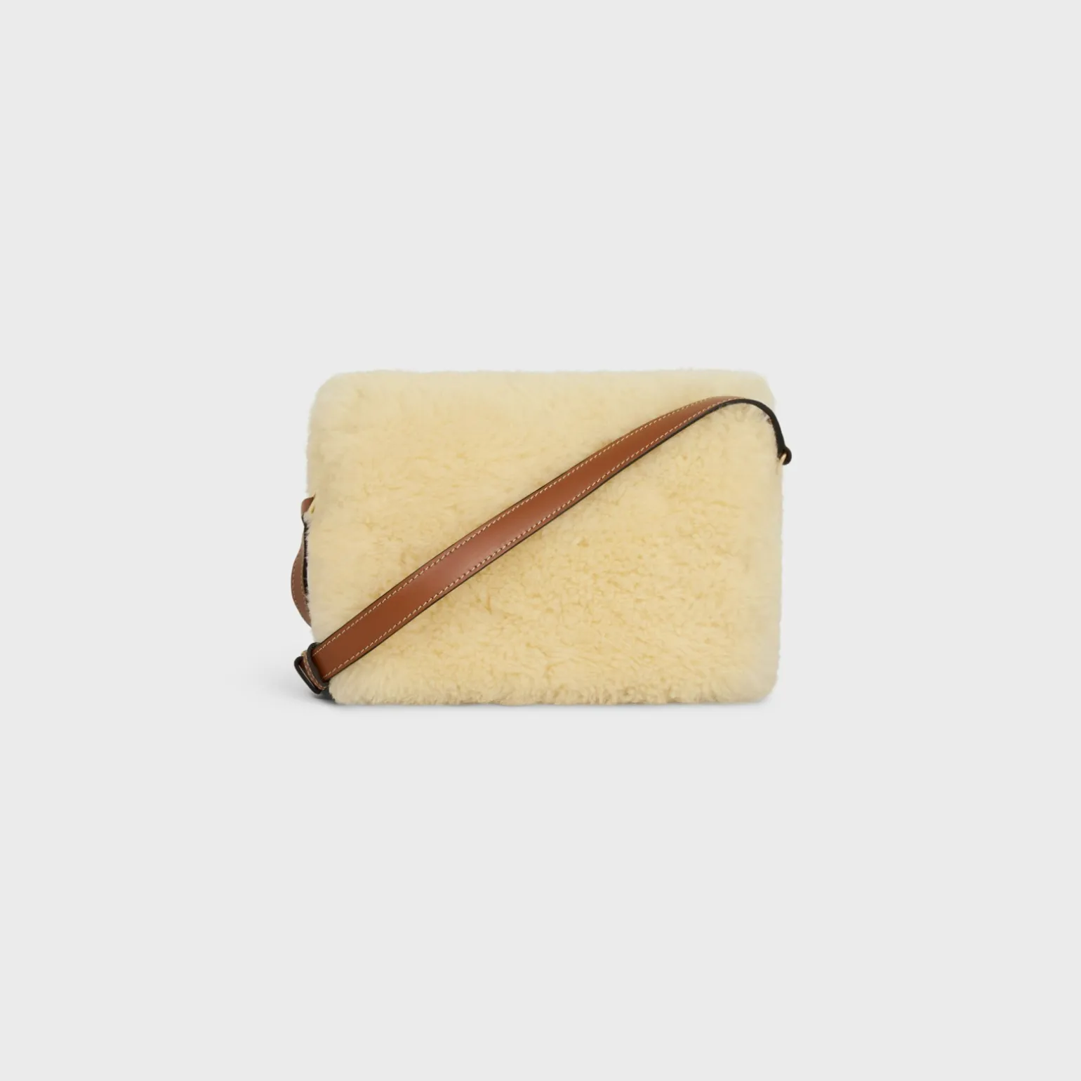 TEEN TRIOMPHE BAG in SHEARLING AND CALFSKIN