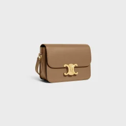Teen Triomphe Bag in shiny calfskin