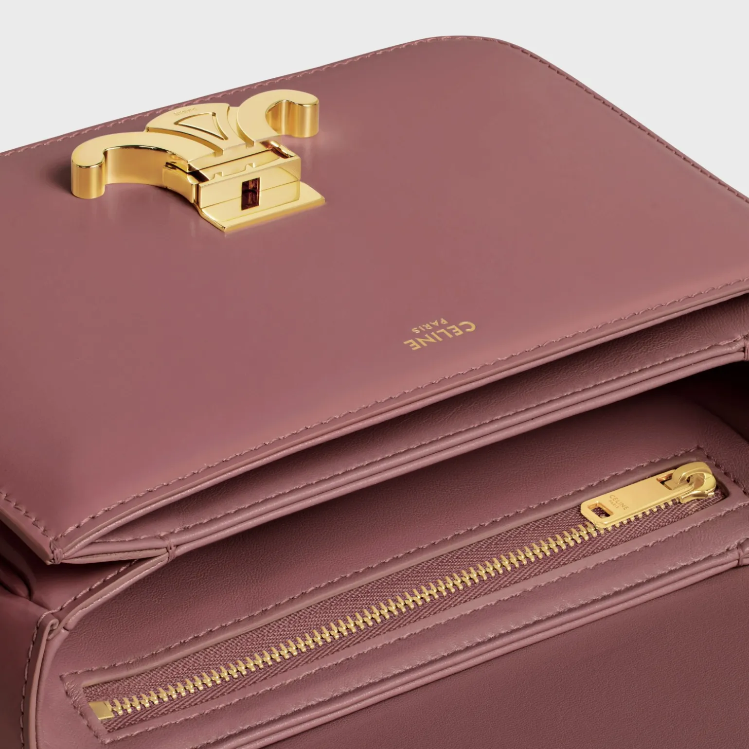 Teen Triomphe Bag in shiny calfskin