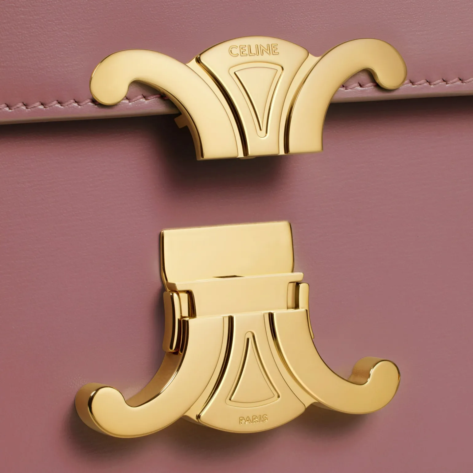 Teen Triomphe Bag in shiny calfskin