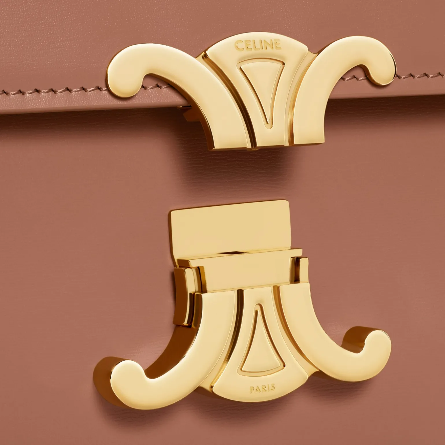 Teen Triomphe Bag in shiny calfskin