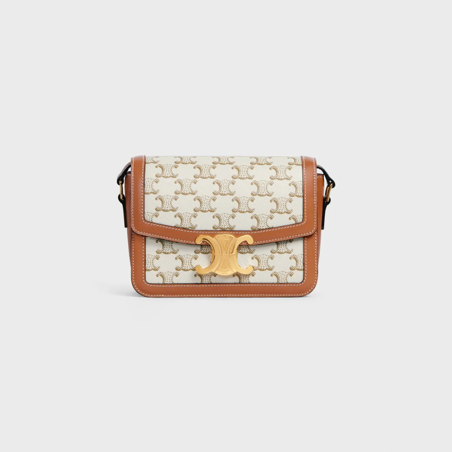 TEEN TRIOMPHE BAG in Triomphe Canvas and Calfskin