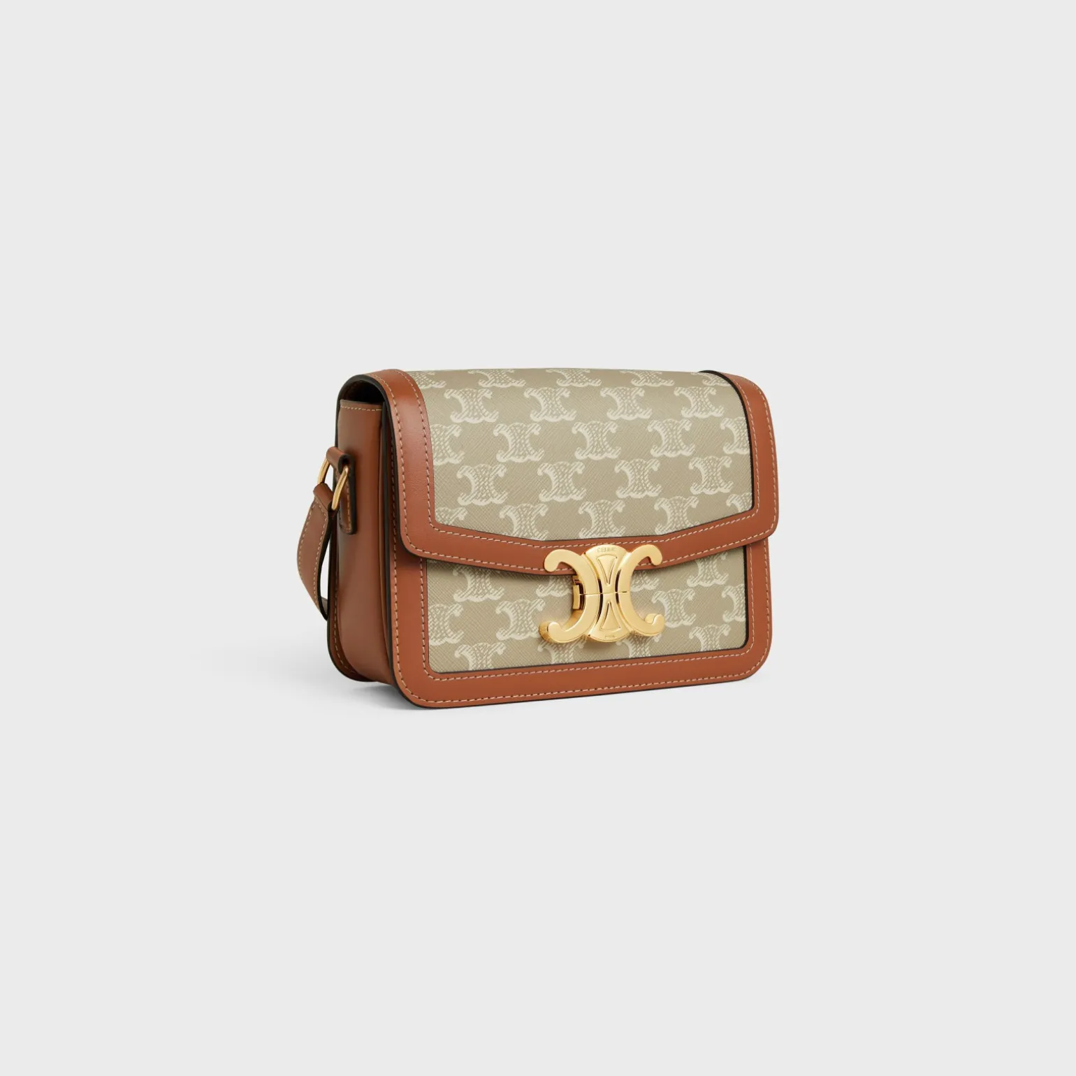 TEEN TRIOMPHE BAG in Triomphe Canvas and calfskin