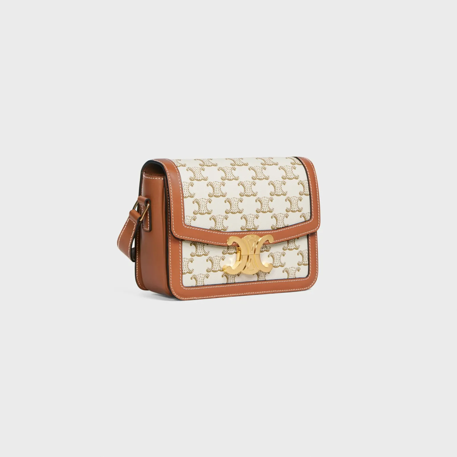 TEEN TRIOMPHE BAG in Triomphe Canvas and Calfskin
