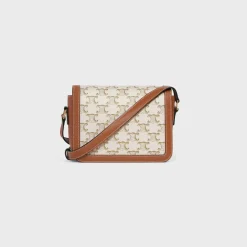 TEEN TRIOMPHE BAG in Triomphe Canvas and Calfskin