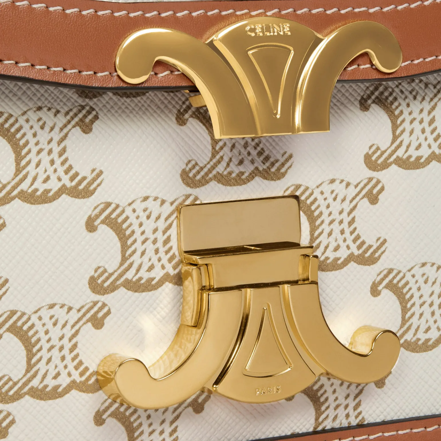 TEEN TRIOMPHE BAG in Triomphe Canvas and Calfskin