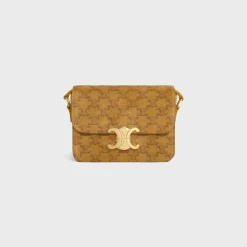 TEEN TRIOMPHE in SUEDE CALFSKIN WITH TRIOMPHE ALL-OVER