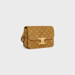 TEEN TRIOMPHE in SUEDE CALFSKIN WITH TRIOMPHE ALL-OVER