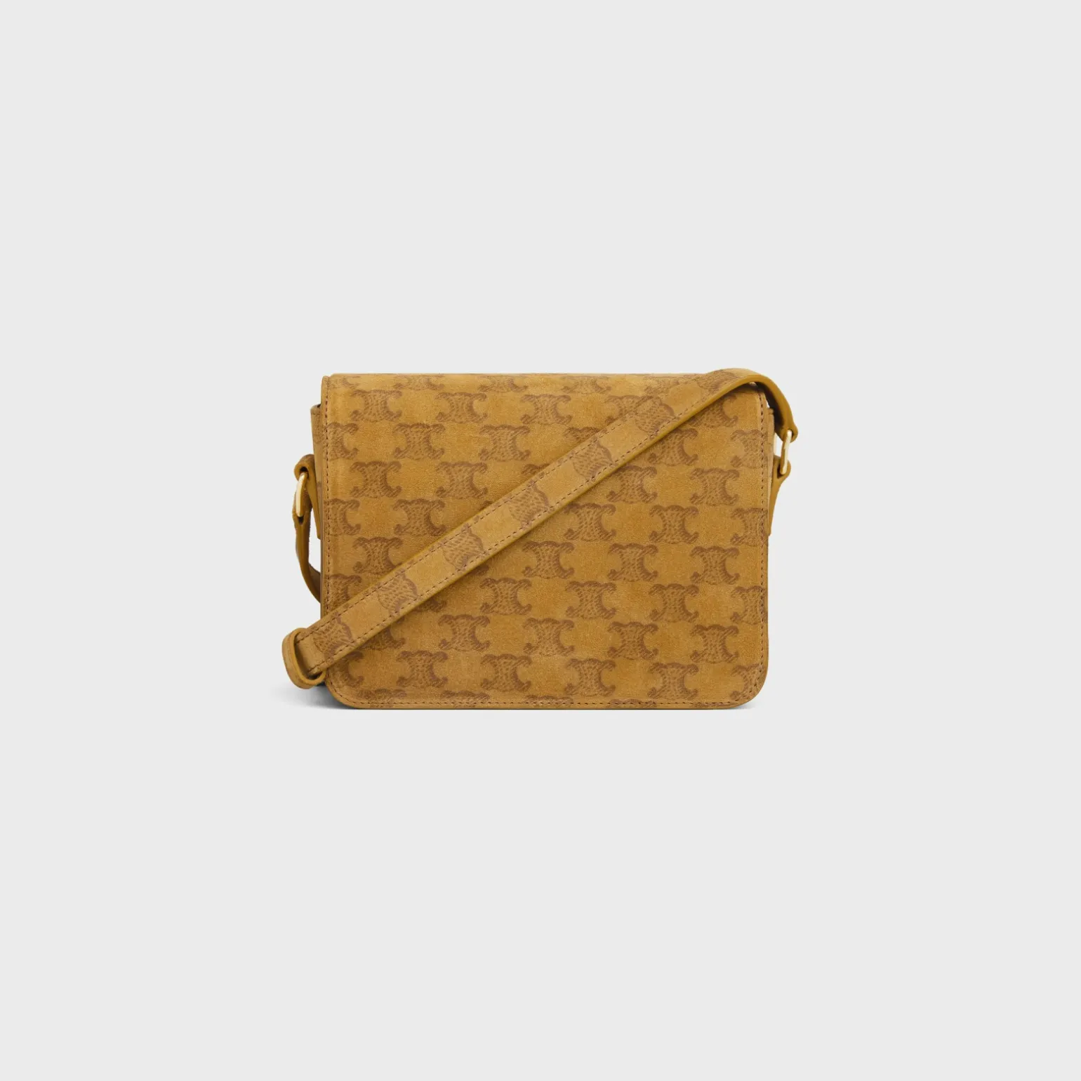 TEEN TRIOMPHE in SUEDE CALFSKIN WITH TRIOMPHE ALL-OVER