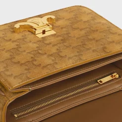 TEEN TRIOMPHE in SUEDE CALFSKIN WITH TRIOMPHE ALL-OVER