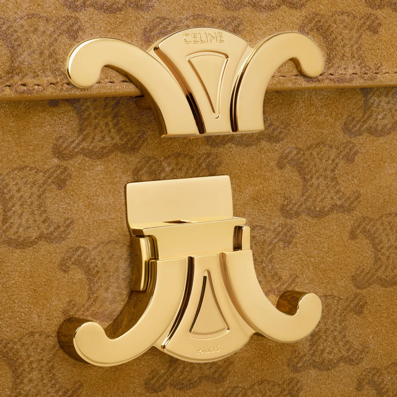 TEEN TRIOMPHE in SUEDE CALFSKIN WITH TRIOMPHE ALL-OVER