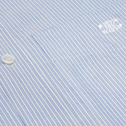 tomboy shirt in striped silk