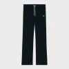 tracksuit pants in velvet jersey